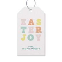 Modern Pastel Typography Påsk