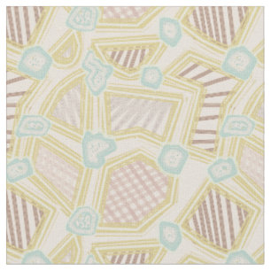 Modern Pastell Abstrakt Geometrisk Mönsterduk Tyg