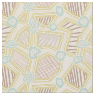 Modern Pastell Abstrakt Geometrisk Mönsterduk Tyg