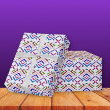 Modern Pastell Etisk Geometrisk Diamantmönster