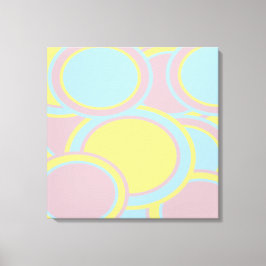 Modern pastellmålning för Abstrakt Canvastryck