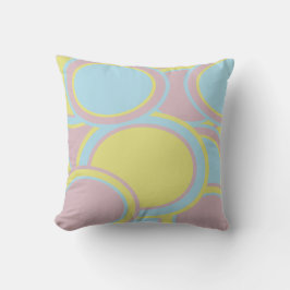 Modern pastellmålning för Abstrakt Kudde