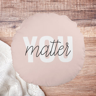 Modern pastellRosa Du matchar inspirationsofferten Rund Kudde