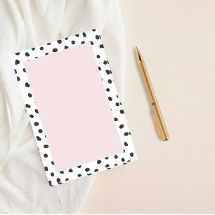 Modern pastellRosa för flickor med Personlig Namn Post-it Block