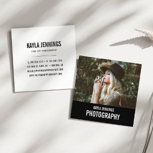 Modern påverkan   Fotograf Fyrkantigt Visitkort