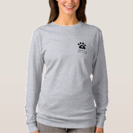 Modern Paw Print Djuromsorg Dog Walker Business Lo T Shirt