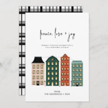 Modern Peace Kärlek och Joy Jul Town