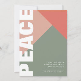 Modern Peace Photo Collage Julkort