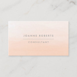 Modern Peach Orange Ombre Beauty eller Professione Visitkort