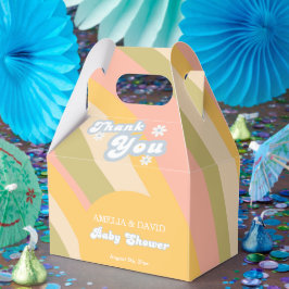 Modern Peach Retro Favoritbox Presentaskar