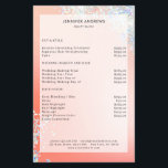 Modern Peach Silver Glitter Salon Prisare lista Flygblad<br><div class="desc">Modern,  persiko,  silver,  glitter,  salon,  prisare listflygare. Redigera produkten om några minuter genom att lägga till data. Du kan ändra teckensnitt/färg / position genom att "ytterligare anpassa".</div>