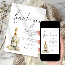 Modern Pearls Prosecco Möhippa Tack Kort
