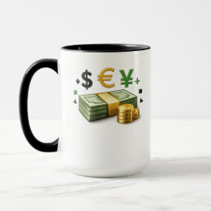 Modern Pengdesign för mugg
