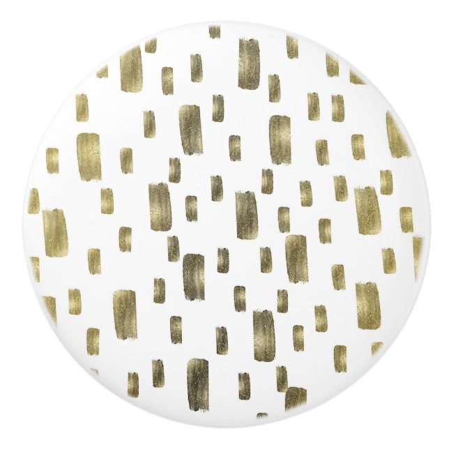 Modern pensel guld koppar brons glans knopp (Framsidan)