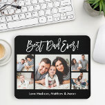 Modern penselskript 5 foton Bästa Pappa någonsin Musmatta<br><div class="desc">Modern penselskript,  bästa Pappa,  någonsin 5 fotomuspad - svart eller färg i bakgrunden</div>