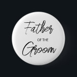 Modern penselskript Far i Groom Party Knapp<br><div class="desc">Modern och elegant design utskriven Penselskript Far på knappen Groom Möhippa Party som kan anpassas med din text. Klicka på knappen "Anpassa" och använda verktyg som är utformat för att ändra mallen. Kolla in Graphic Art Design-arkivet för andra produkter som matchar den här designen!</div>