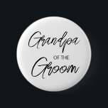 Modern penselskript, farfar för Groom Party Knapp<br><div class="desc">Modern och elegant design skriver ut Penselskript Grandpa från Groom Möhippa Party som kan anpassas med din text. Klicka på knappen "Anpassa" och använda verktyg som är utformat för att ändra mallen. Kolla in Graphic Art Design-arkivet för andra produkter som matchar den här designen!</div>