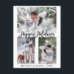 Modern Penselskript Glad helg 3 Photo Helgdag Vykort<br><div class="desc">Fotovykort för det moderna penselskriptet Glad helg 3</div>