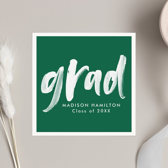 Modern Penselskript, Grönt Studenten Pappersservett (Skapare uppladdad)