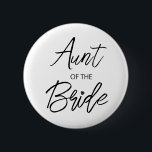 Modern penselskript Moster i Bride Party Knapp<br><div class="desc">Modern och elegant design tryckt Penselskript Heart Moster i knappen Bride Möhippa Party som kan anpassas med din text. Klicka på knappen "Anpassa" och använda verktyg som är utformat för att ändra mallen. Kolla in Graphic Art Design-arkivet för andra produkter som matchar den här designen!</div>