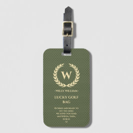 MODERN PENSION GOLF MONOGRAM LUCKY GOLF BAG BAGAGEBRICKA