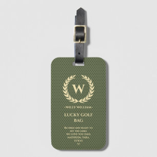 MODERN PENSION GOLF MONOGRAM LUCKY GOLF BAG BAGAGEBRICKA
