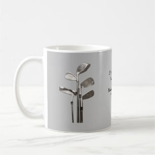 Modern Pension Golf Sport Golfklubbar Kaffemugg