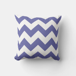 Modern Periwinkle Chevron Mönster Dekorativ kudde