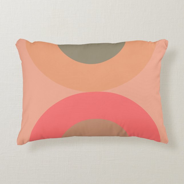 Modern persiko- och olivodling i mitten av århundr prydnadskudde (Framsidan)