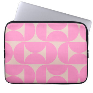 Modern persiko- och Rosa i Mönster Laptop Fodral