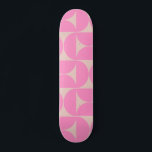 Modern persiko- och Rosa i Mönster Mini Skateboard Bräda 18,5 Cm<br><div class="desc">Retro i mitten av århundradet moderna mönster - abstraktens geometriska former - minimalistiskt mönster i persikor/beige och rosa.</div>