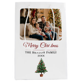 Modern Personalized Family Photo Christmas 