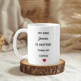 Modern Personalized King Coffee Mug Kaffemugg