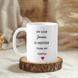 Modern Personalized Love Coffee Mug Kaffemugg