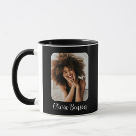 Modern Personalized Photo and Name Create your own Mugg