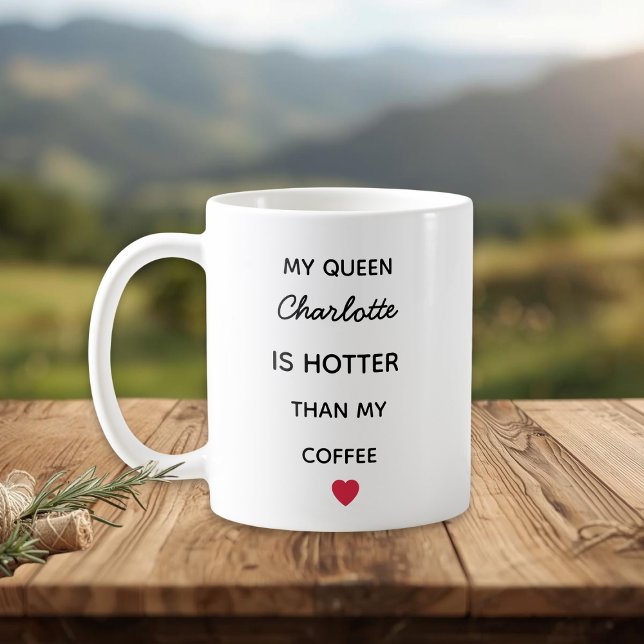 Modern Personalized Queen Coffee Mug Kaffemugg (Skapare uppladdad)