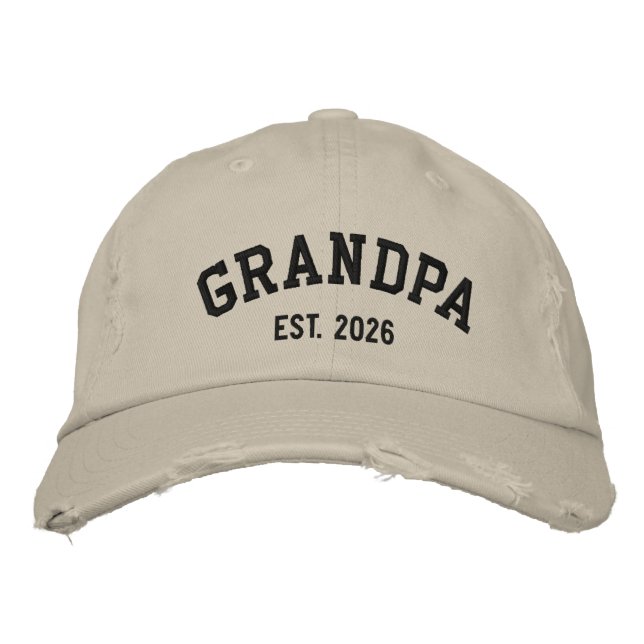 Modern Personalized Text Embroidered Baseball Cap  Broderad Keps (Framsida)