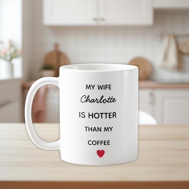 Modern Personalized Wife Coffee Mug Kaffemugg (Skapare uppladdad)