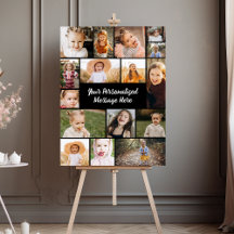 Modern Personlig 16 Photo Collage Anpassningsbar F