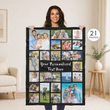 Modern Personlig 21 Foto Collage Anpassad Färg