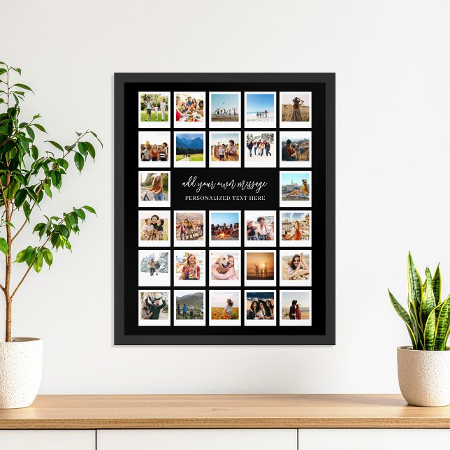 Modern Personlig 27 Bilder fotokollage Poster (Skapare uppladdad)