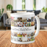 Modern Personlig 48 Fotokollage Kaffemugg<br><div class="desc">Skapa din egen personlig fotocollage mugg med 48 av din favorittext bilder och anpassningsbar.</div>