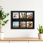 Modern Personlig 6 Anpassningsbar för fotokollage Poster<br><div class="desc">Skapa en anpassningsbar fotokollage poster personlig med 6 av ditt bilder i ett stil på kvadratfot i skörd bredvid ditt favorituttryck,  sång-tecken eller text. Ett enkelt och enkelt sätt att göra din egen anpassade väggkonst eller bild-gåva till vänner och familj.</div>