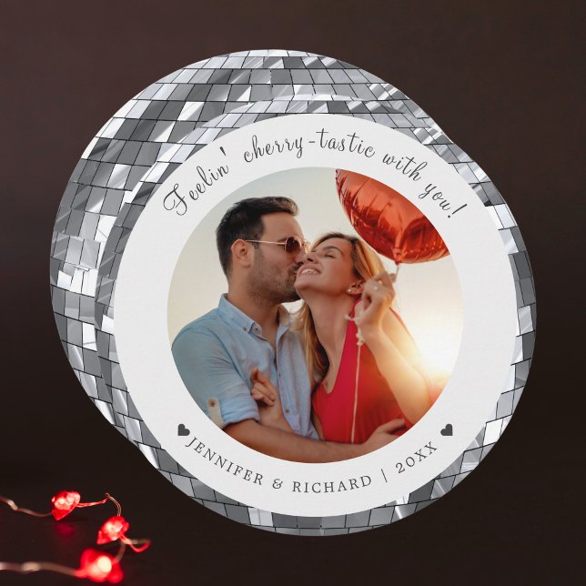 Modern Personlig Alla hjärtans dags fotokort Julkort (Modern Personalized Valentine's Day Photo Card)