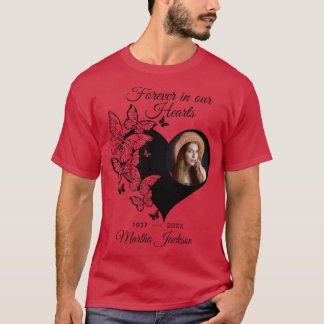 Modern Personlig Alltid I Våra Hjärtan Minnesmärke T Shirt