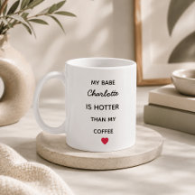 Modern Personlig Babe Kaffe Mugg