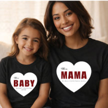 Modern personlig babyhjärta T-shirt