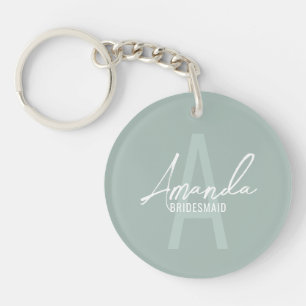 Modern Personlig Bridesmaias Monogram och Namn