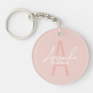 Modern Personlig Bridesmaias Monogram och Namn