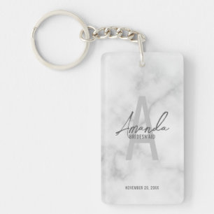 Modern Personlig Bridesmaias Monogram och Namn